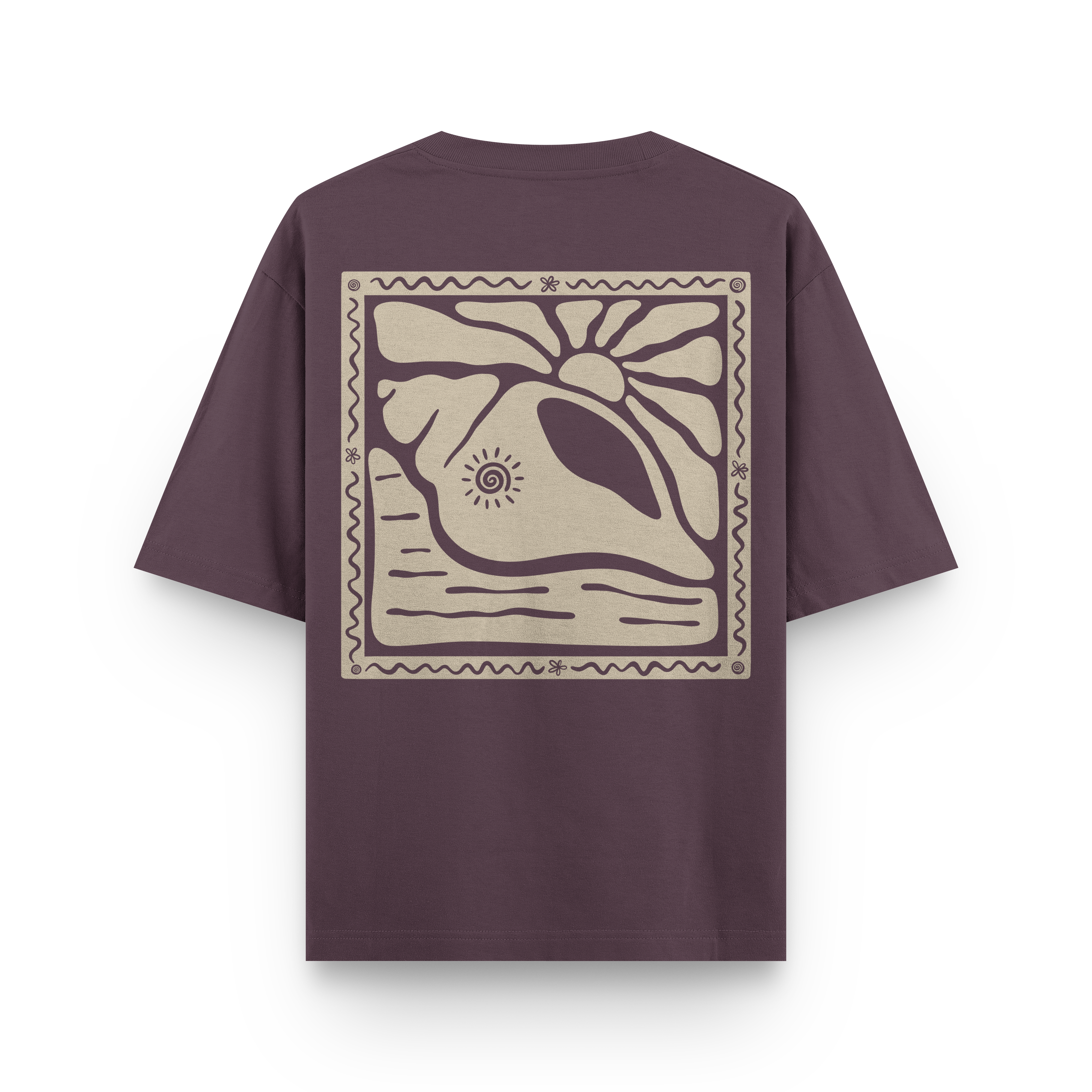 Sunny Seashell T-Shirt Oversized