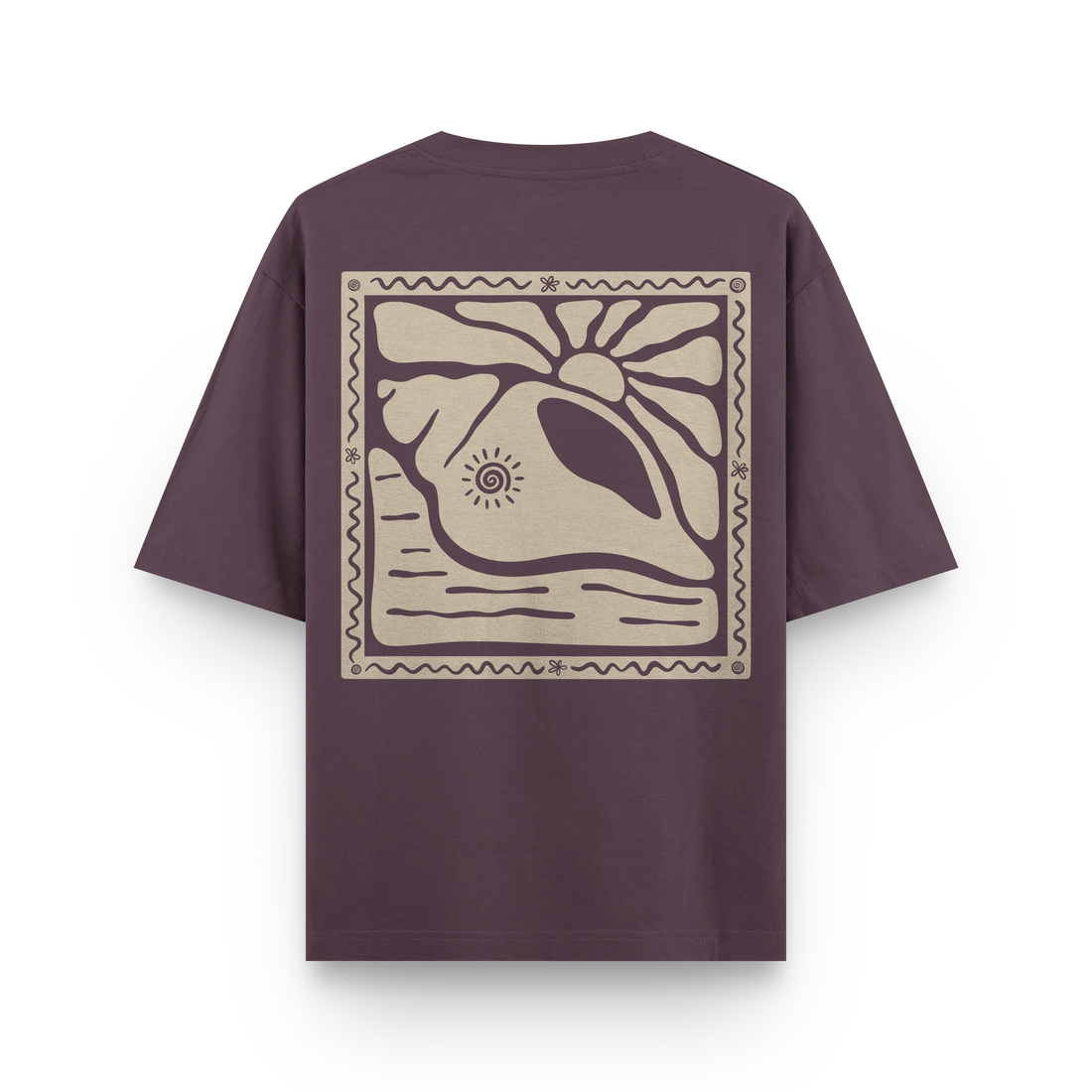 Sunny Seashell T-Shirt Oversized
