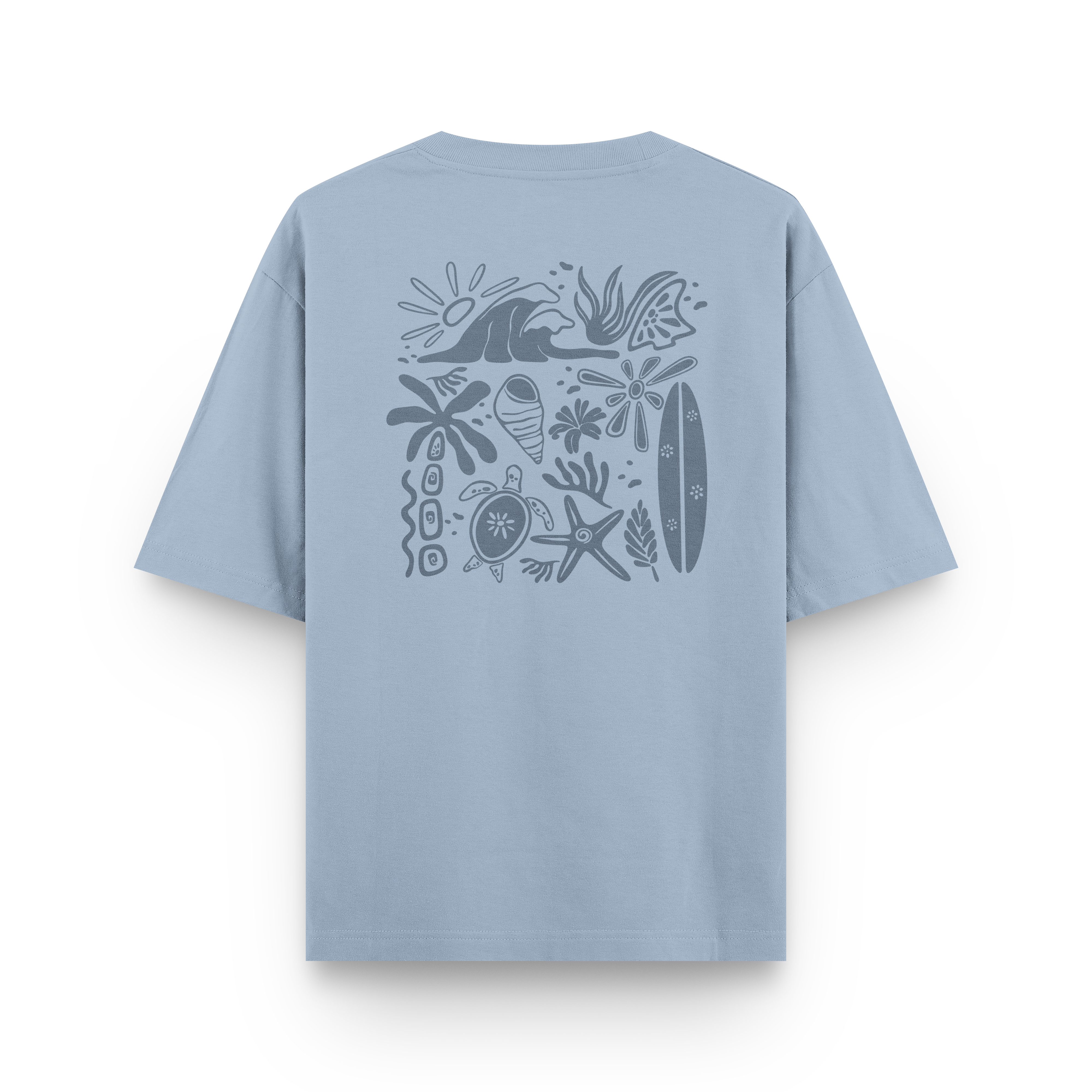 Beachy Vibes Oversized T-Shirt