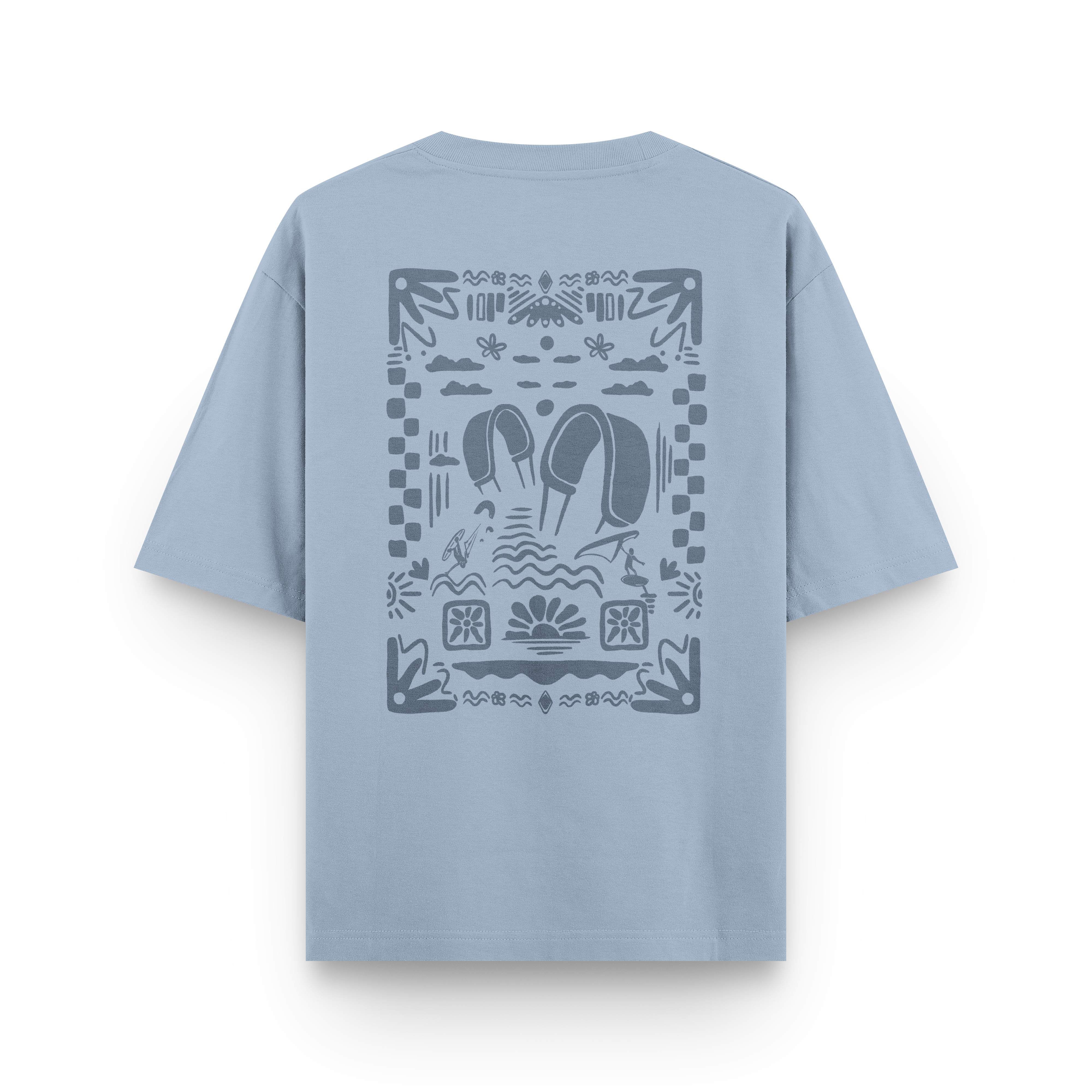 Boho Beach T-Shirt Oversized