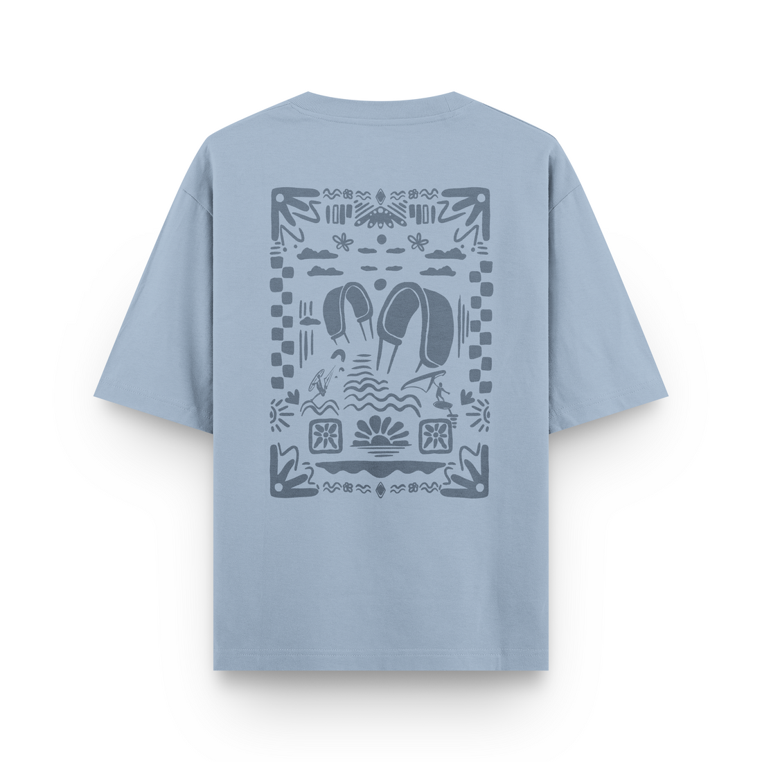 Boho Beach T-Shirt Oversized