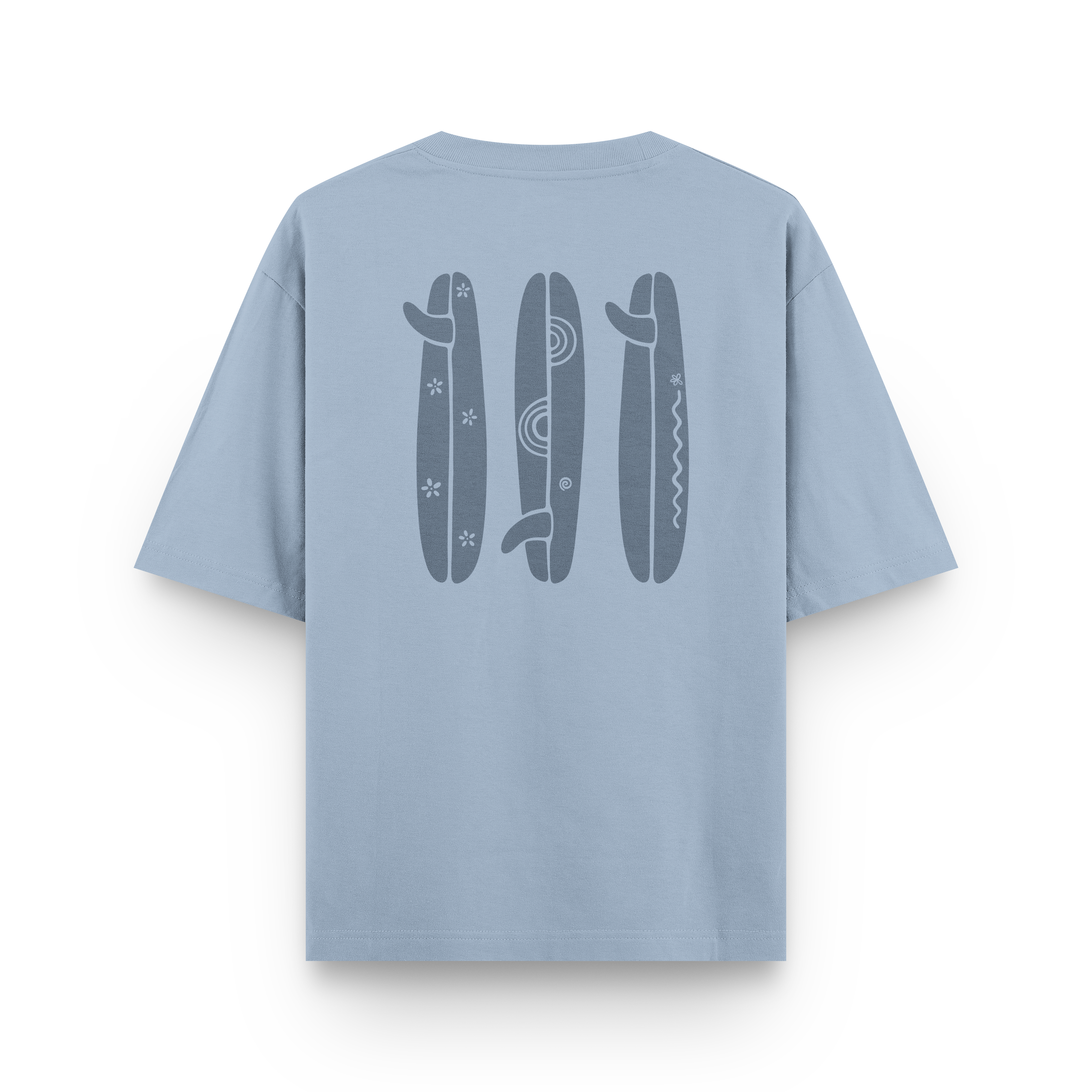 Boho Surfboard T-Shirt Oversized