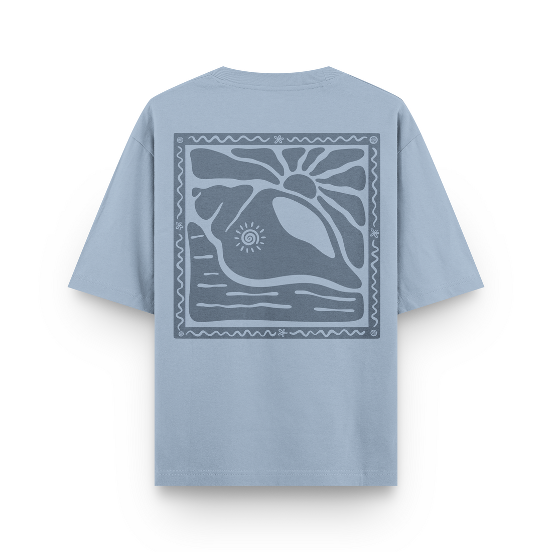 Sunny Seashell T-Shirt Oversized