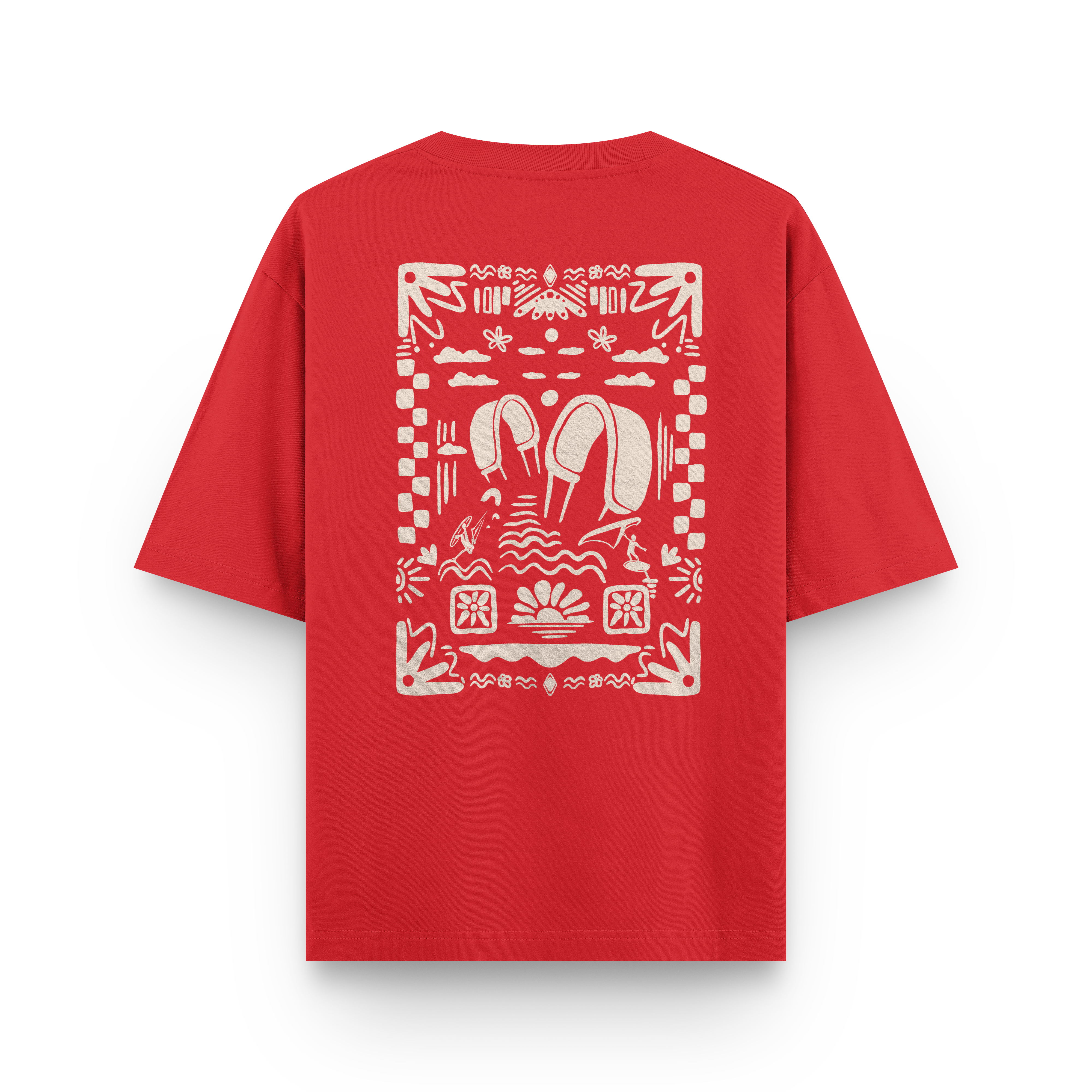 Boho Beach T-Shirt Oversized