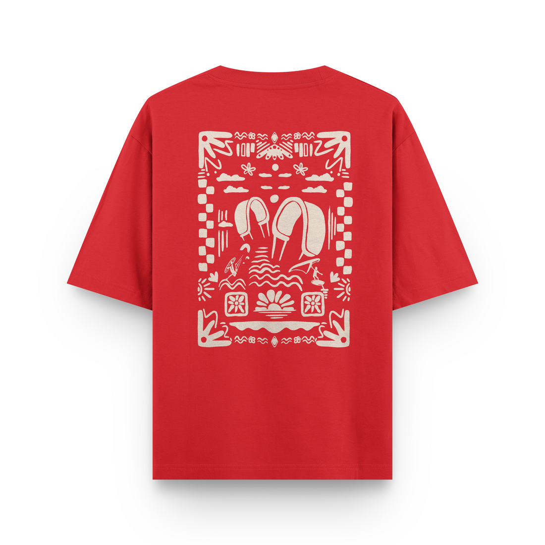 Boho Beach T-Shirt Oversized