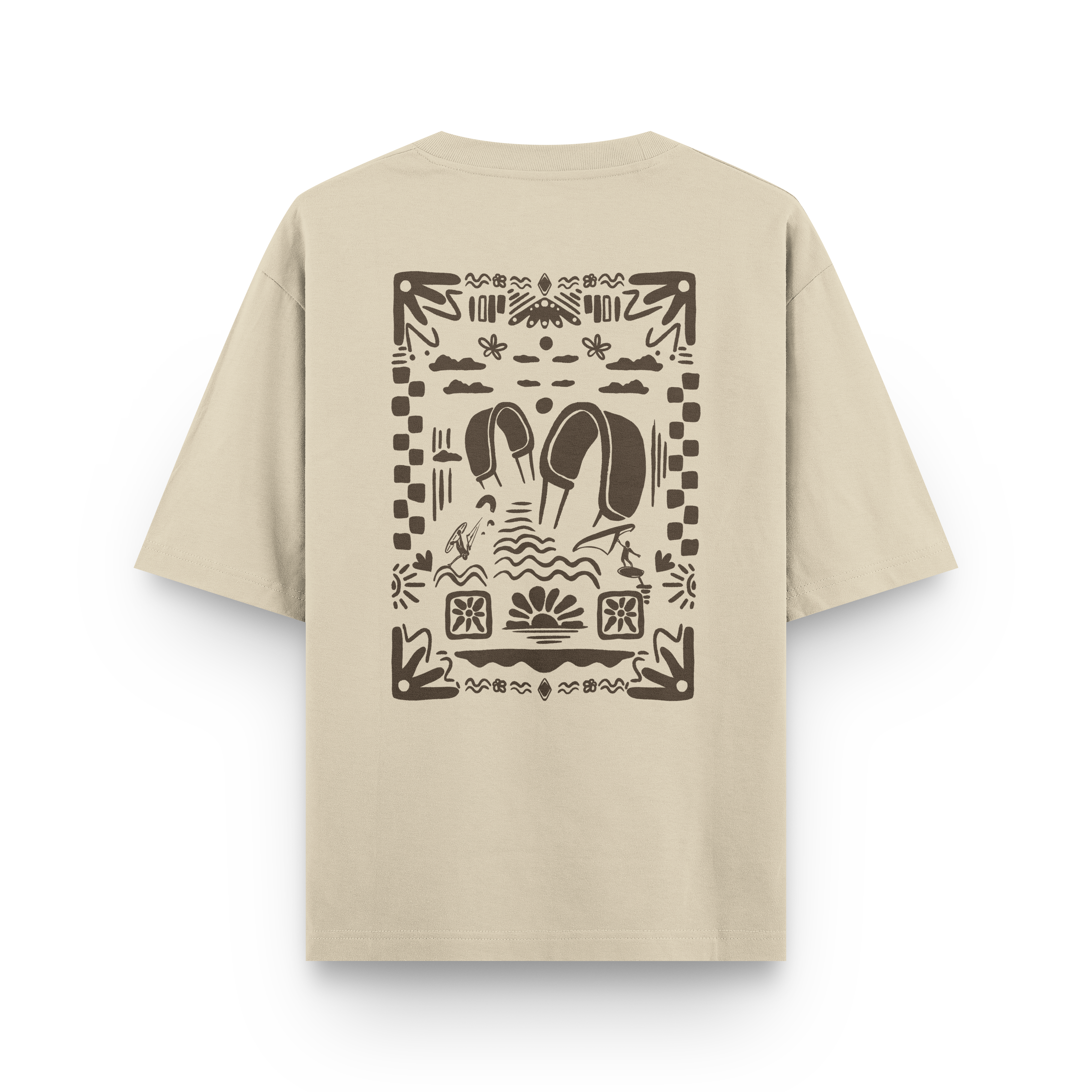 Boho Beach T-Shirt Oversized