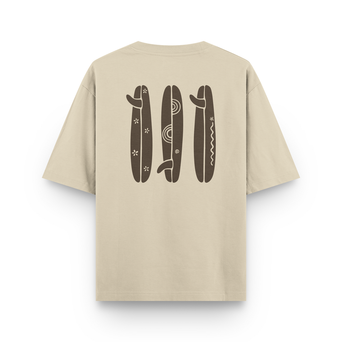 Boho Surfboard T-Shirt Oversized