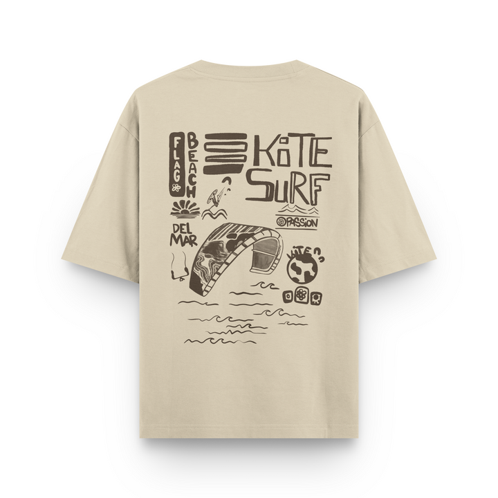 Flag Beach Oversized T-Shirt