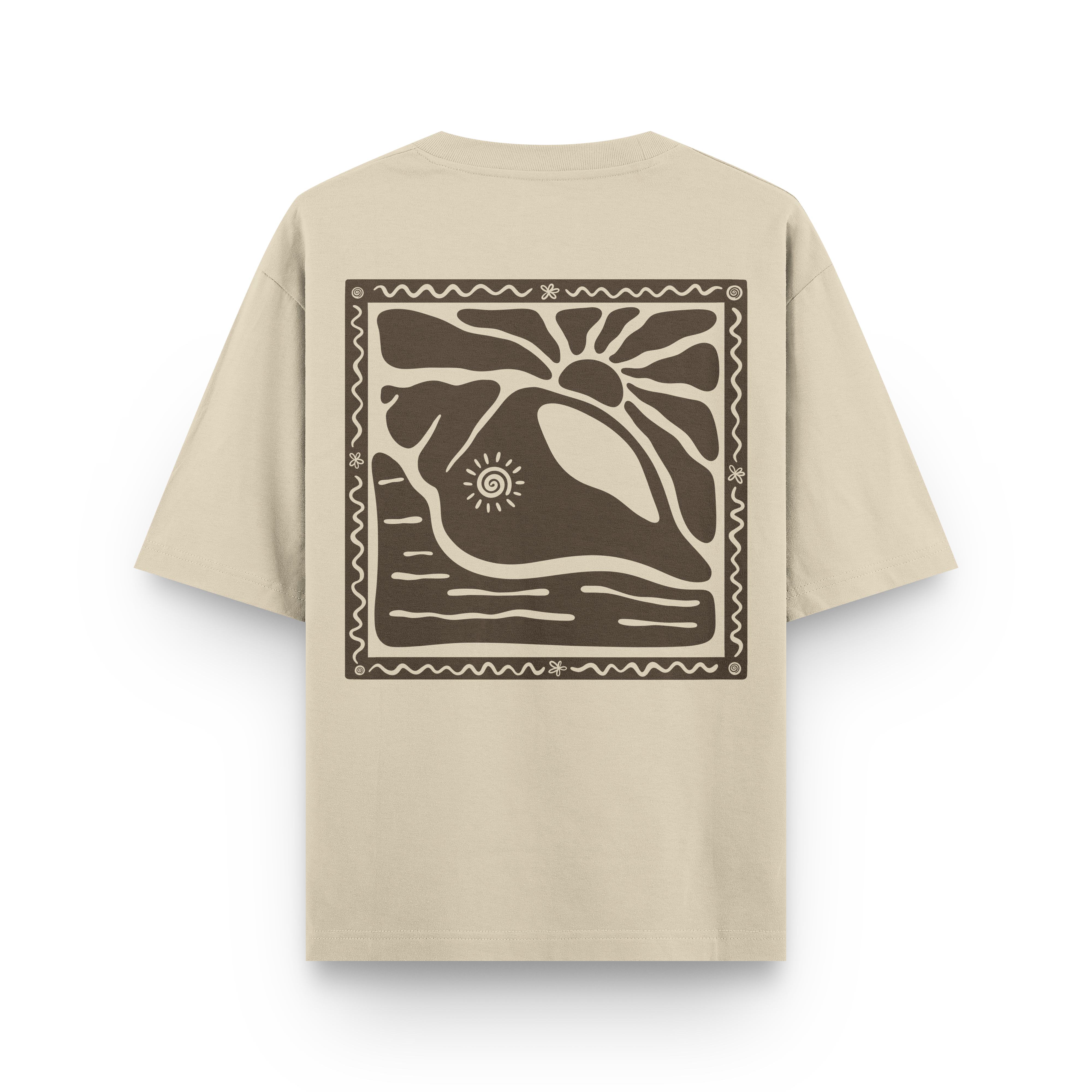 Sunny Seashell T-Shirt Oversized