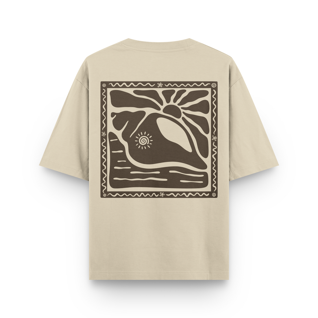 Sunny Seashell T-Shirt Oversized