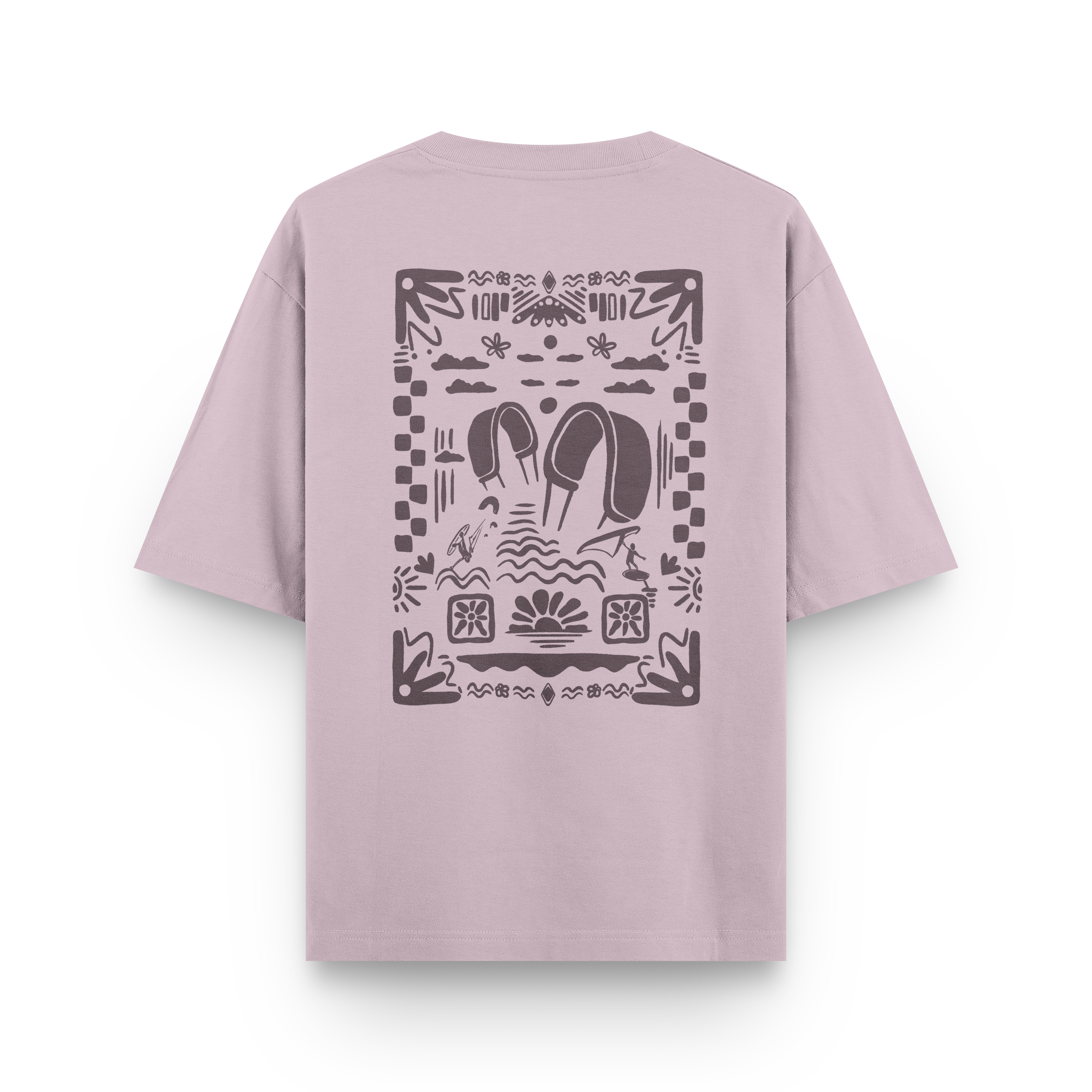 Boho Beach T-Shirt Oversized