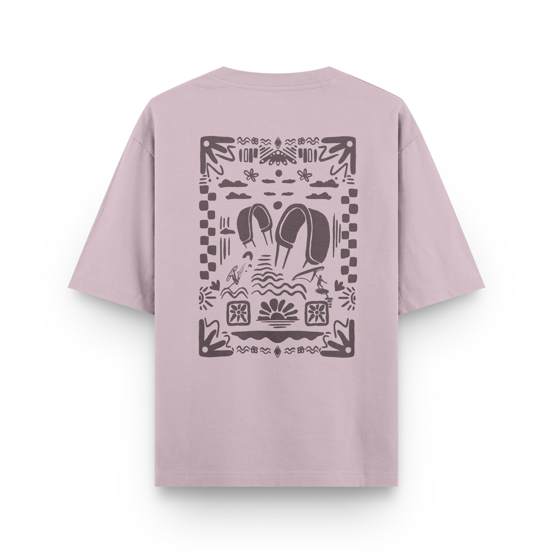 Boho Beach T-Shirt Oversized