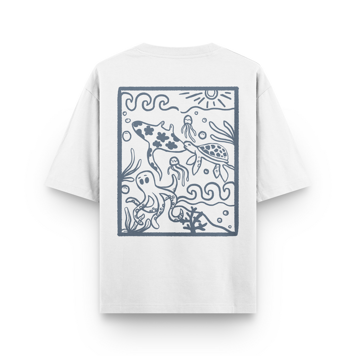 Ocean Creatures Oversized T-Shirt