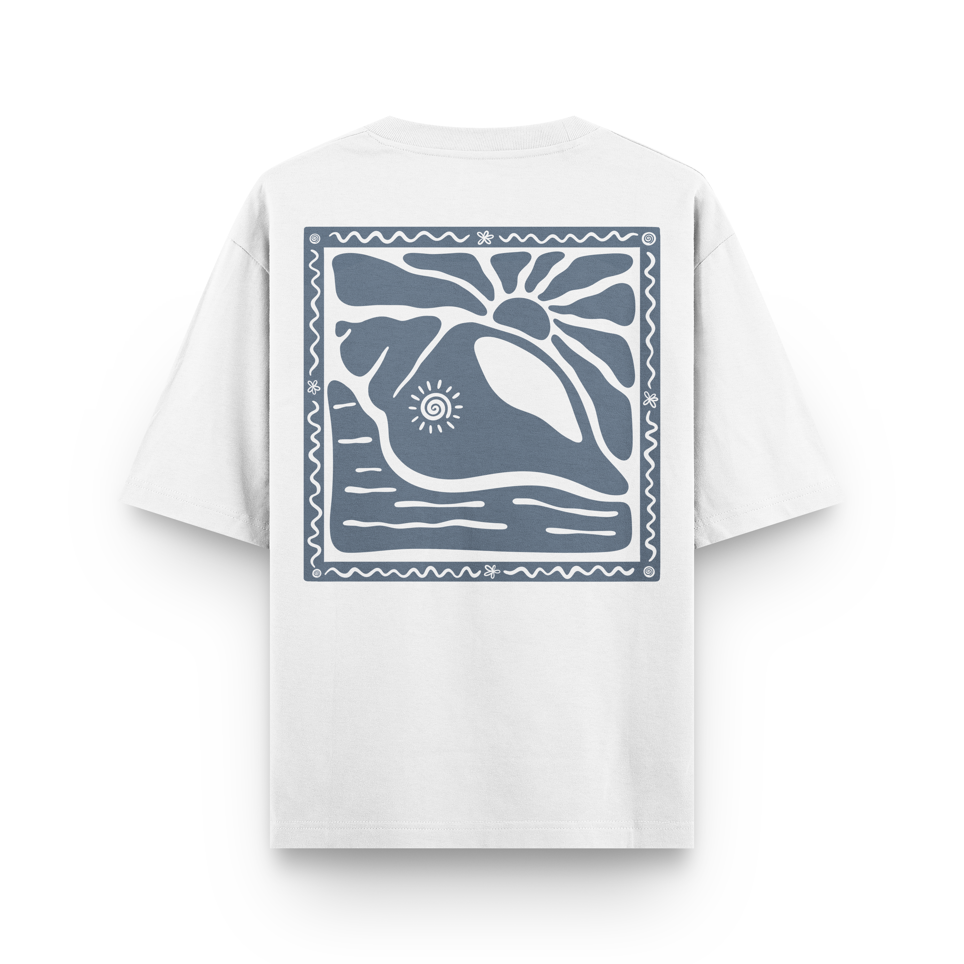 Sunny Seashell T-Shirt Oversized