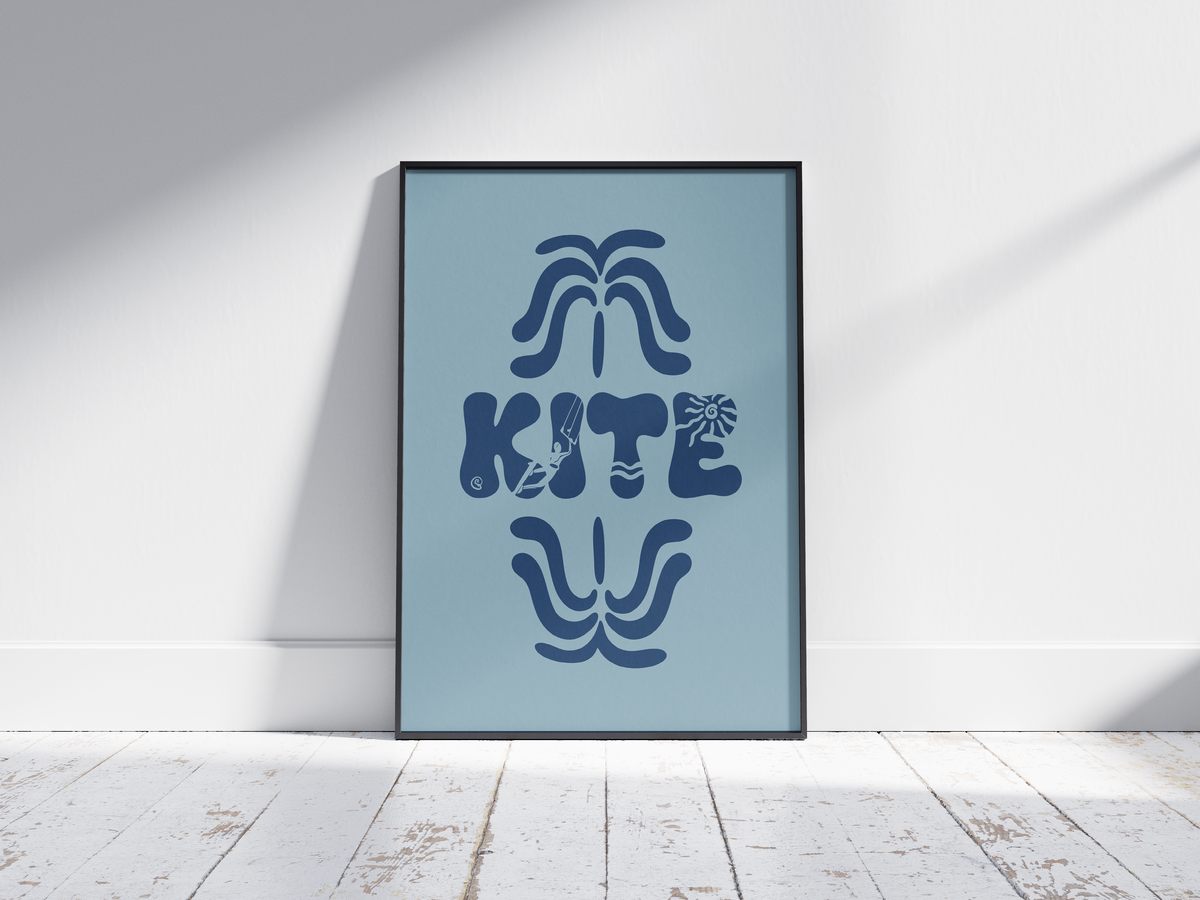 KITE PALM POSTER - mijosurf