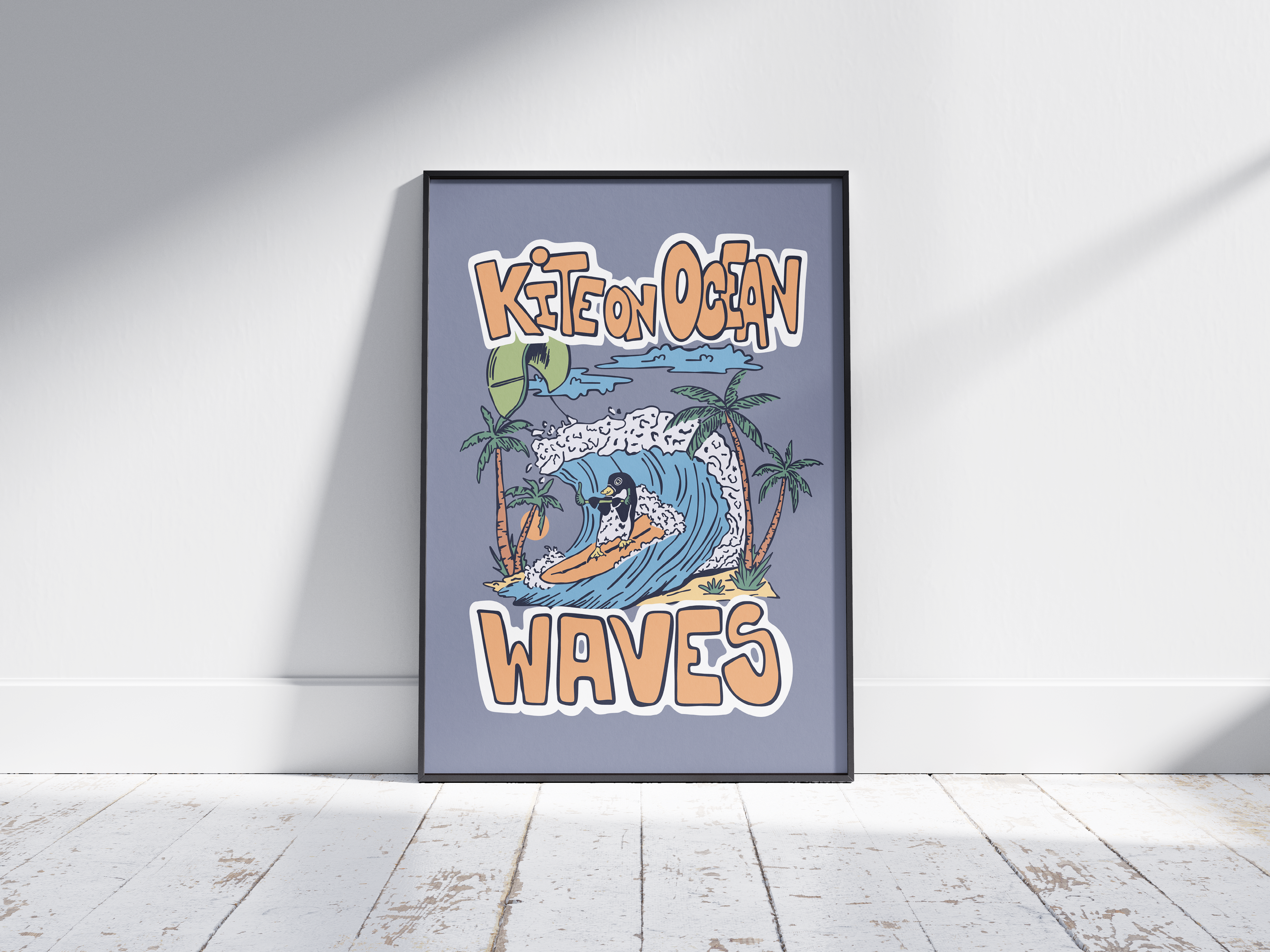OCEAN WAVES POSTER