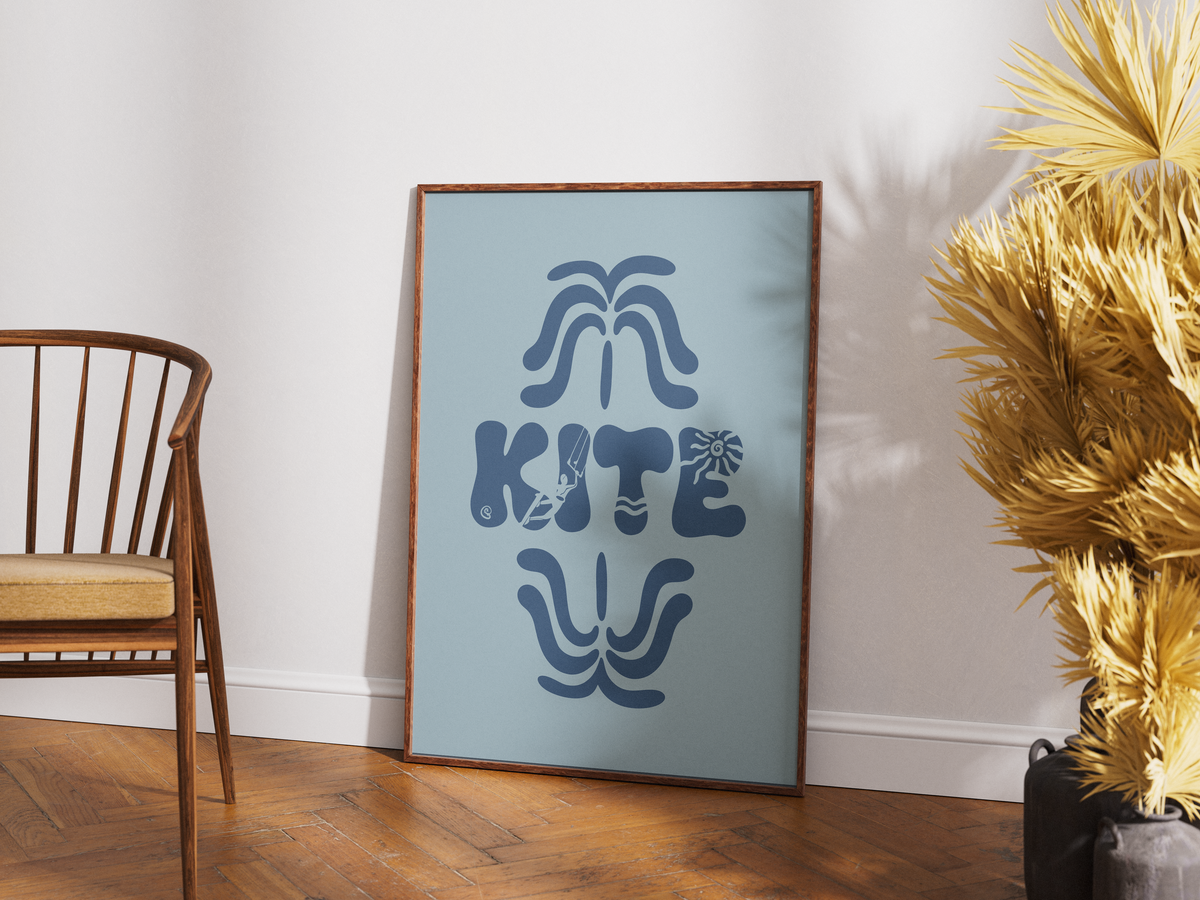 KITE PALM POSTER - mijosurf