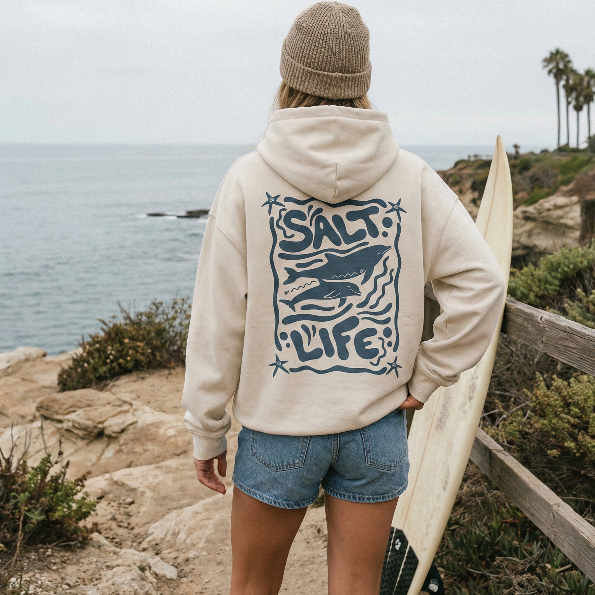 SALT LIFE HOODIE OVERSIZED