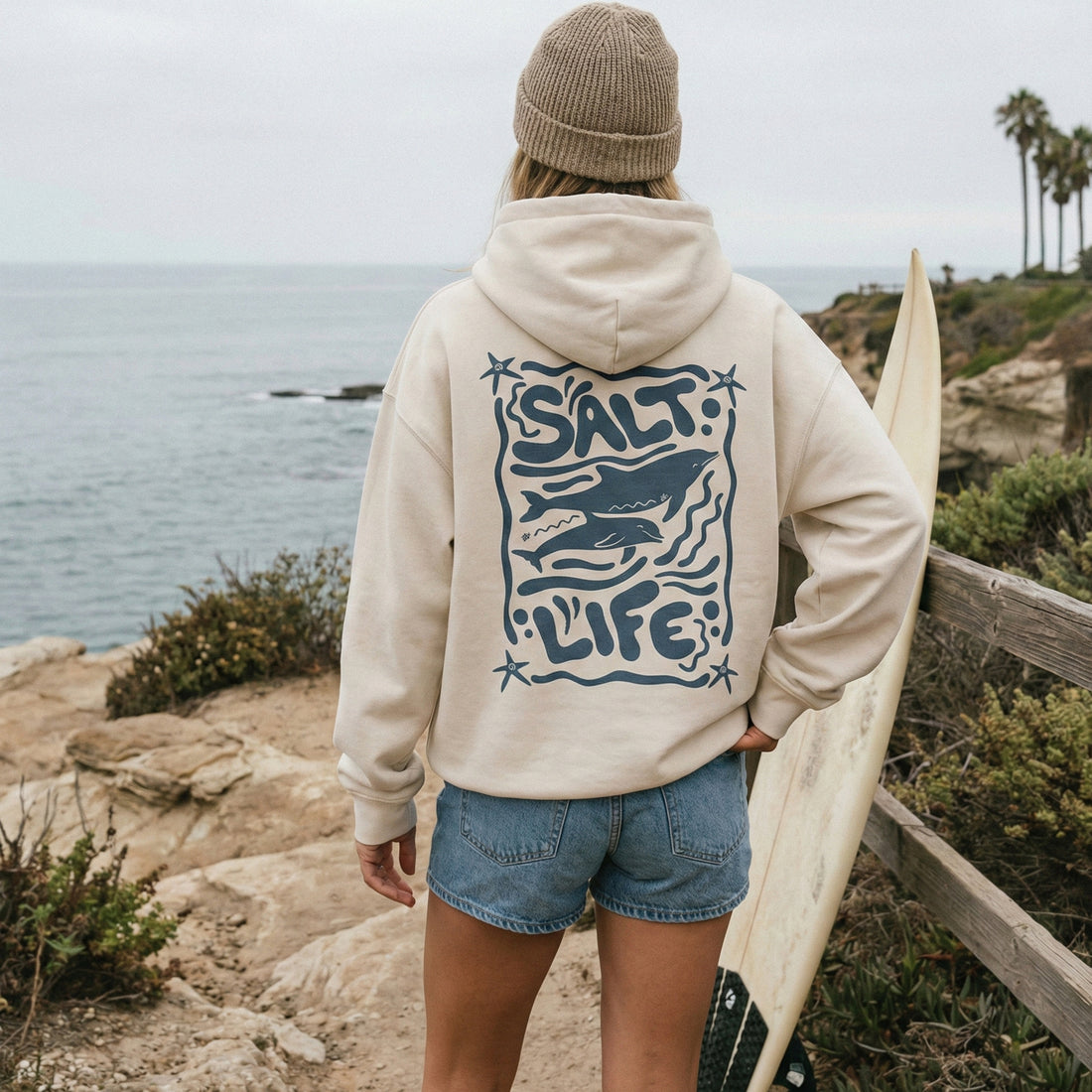SALT LIFE HOODIE OVERSIZED