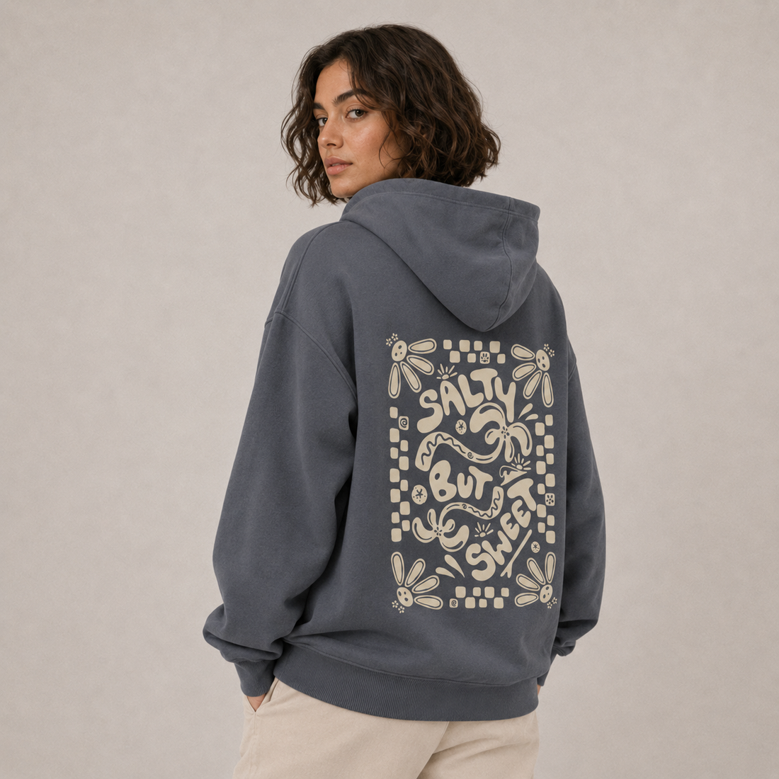 Salty But Sweet Hoodie Oversized