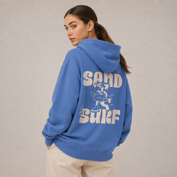 Sand And Surf Hoodie Oversized
