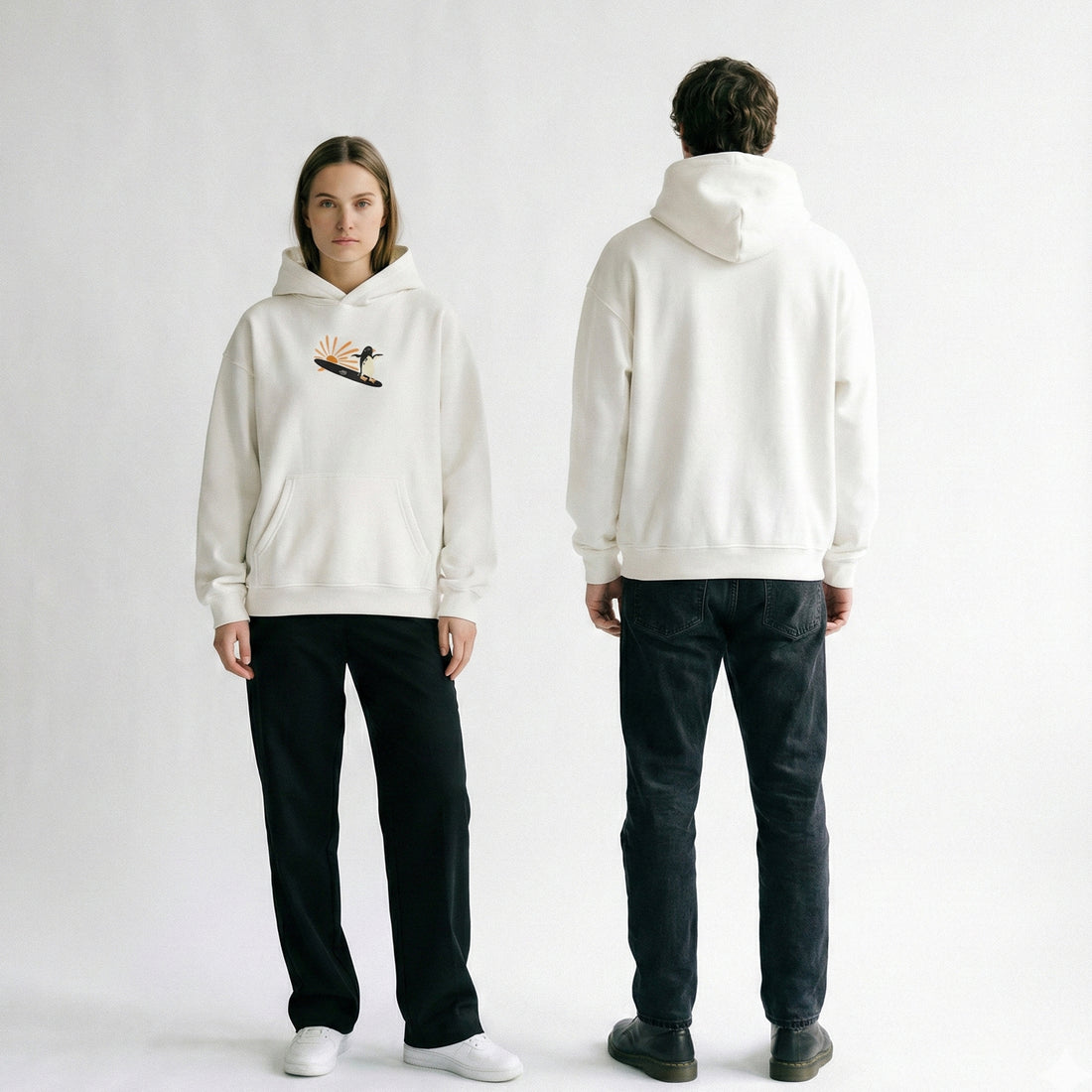 SURF AND SUN PINGUIN HOODIE OVERSIZED