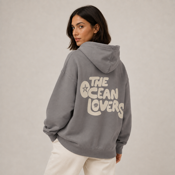 Ocean Lovers Hoodie Oversized