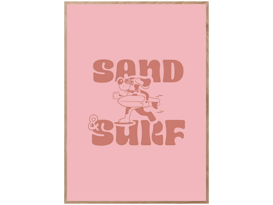 SAND AND SURF POSTER