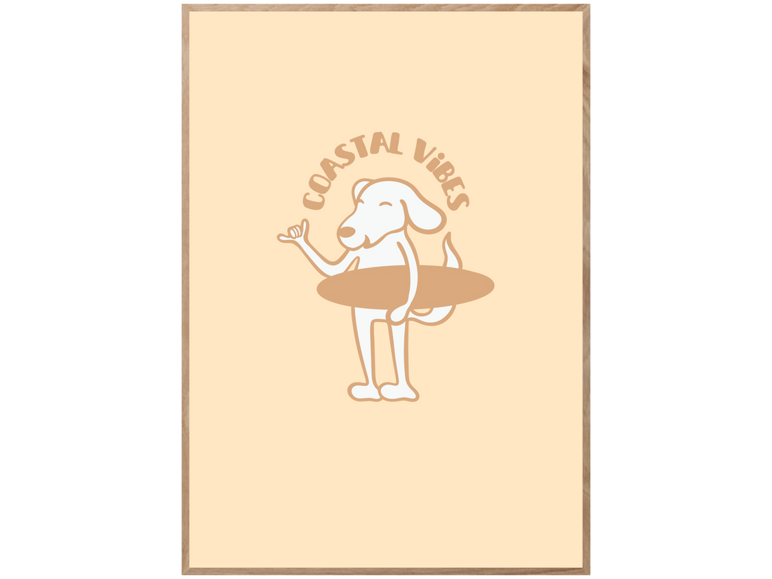 COASTAL VIBES POSTER