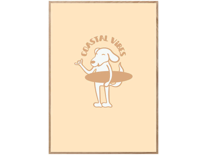 COASTAL VIBES POSTER