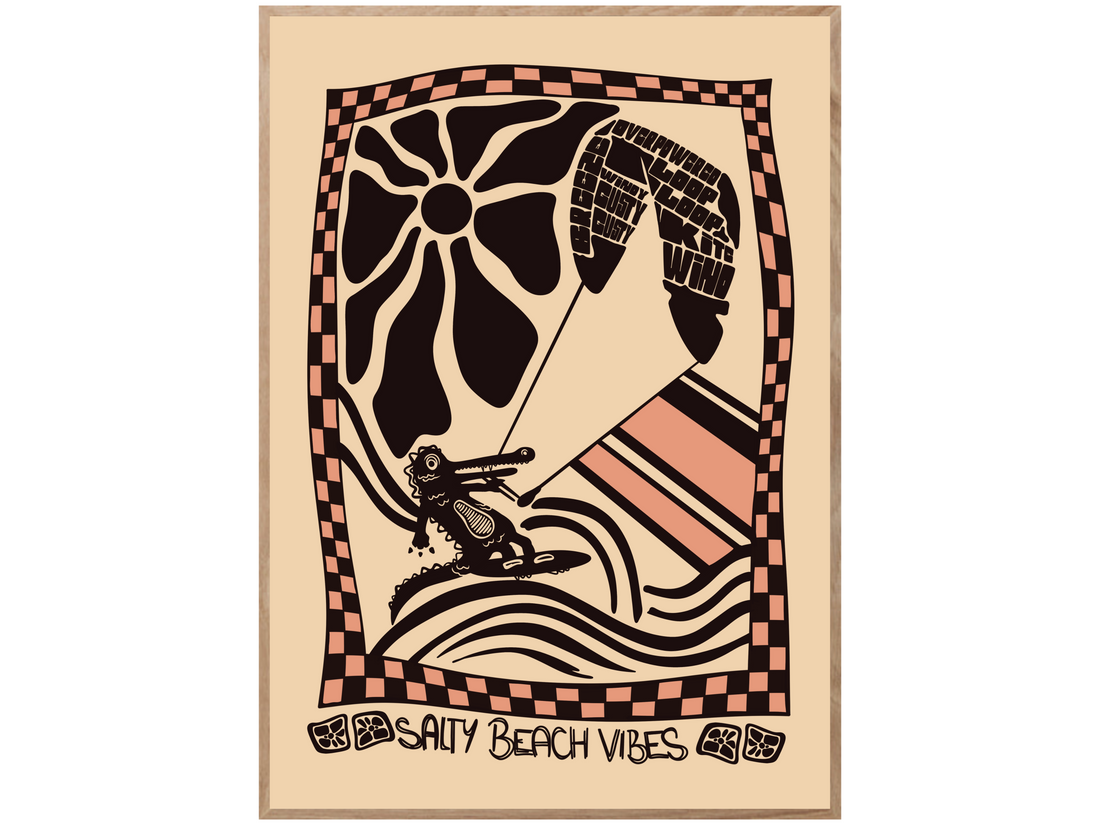 SALTY BEACH VIBES POSTER
