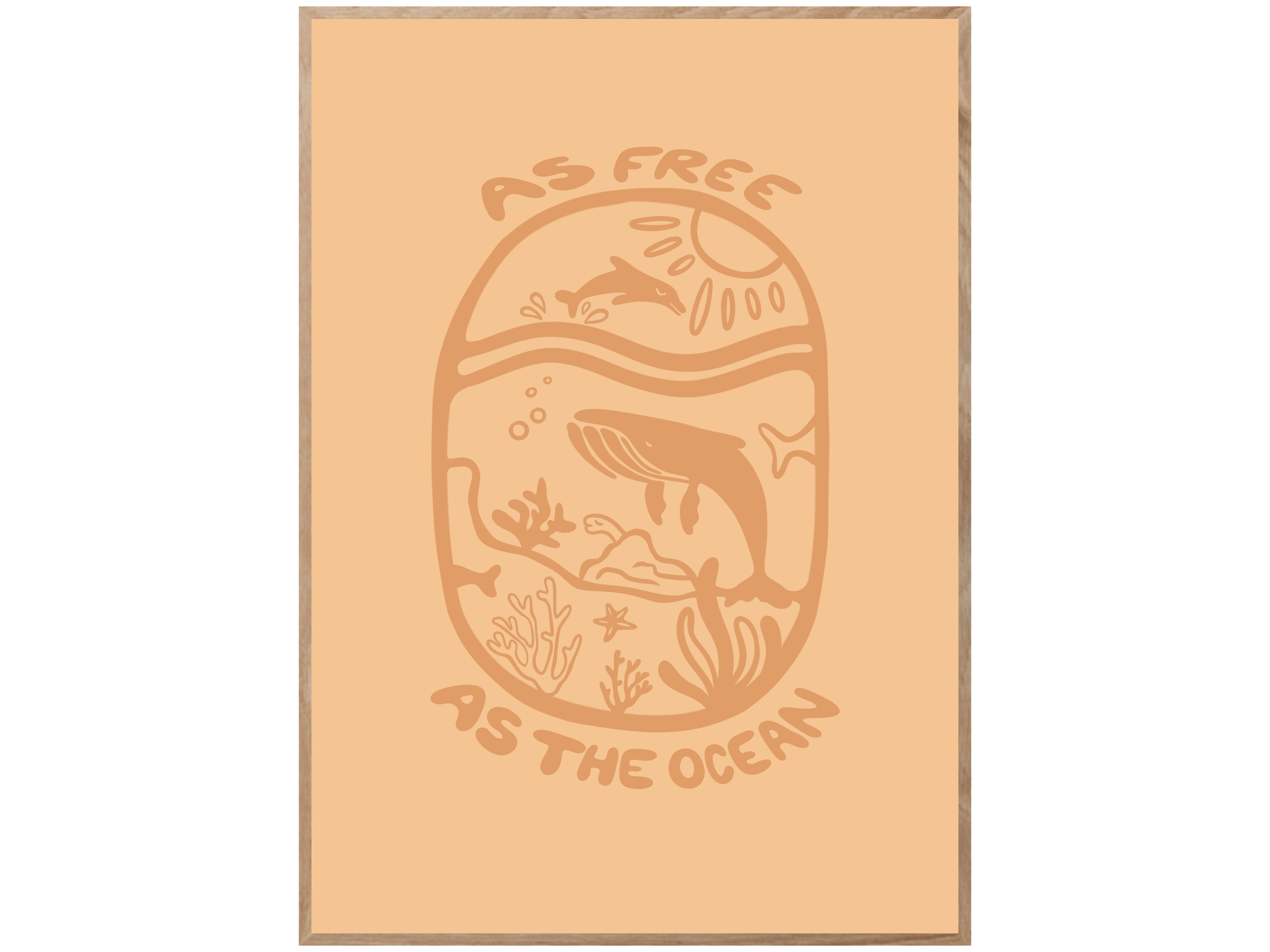 FREE AS THE OCEAN POSTER