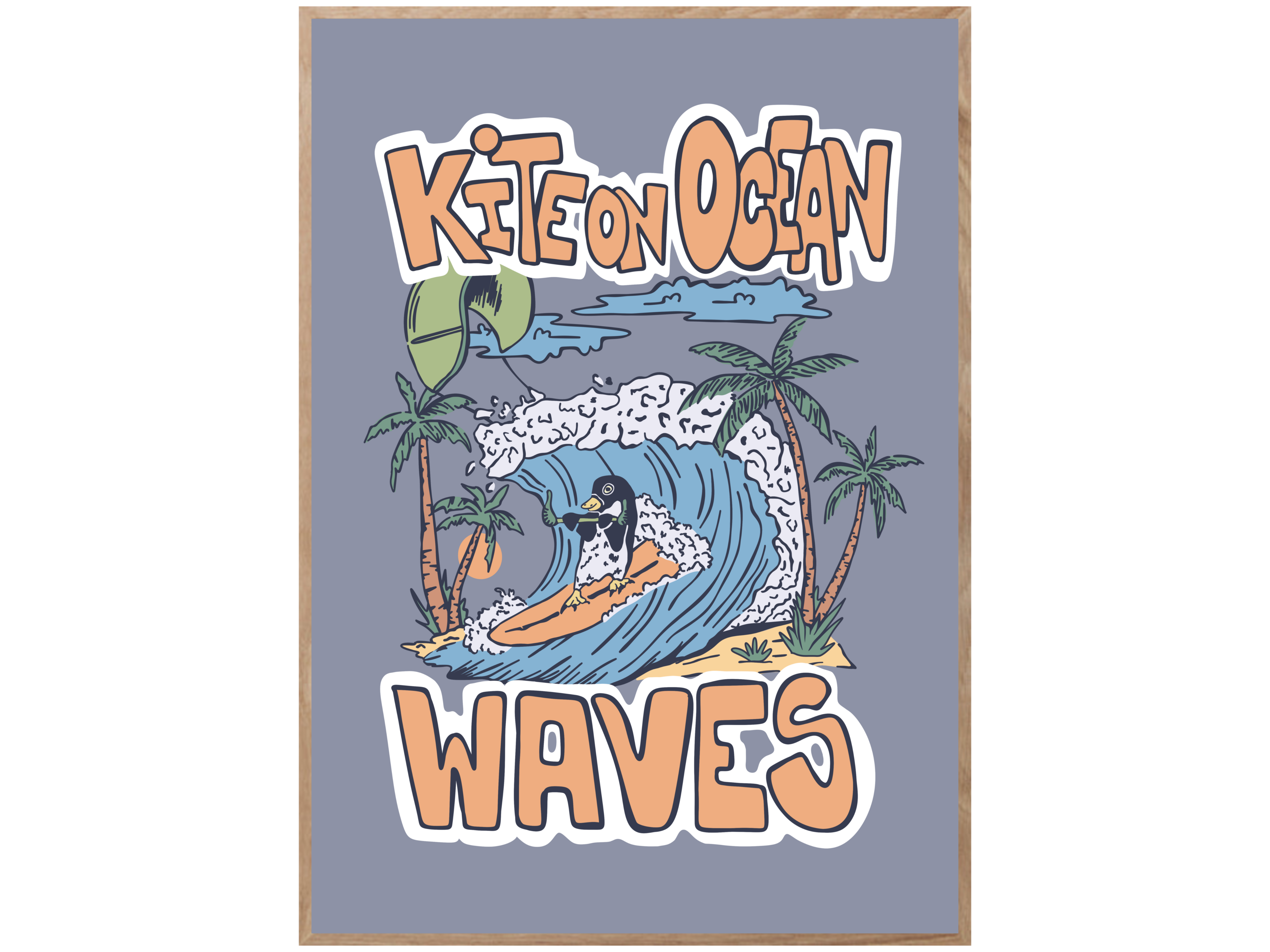OCEAN WAVES POSTER