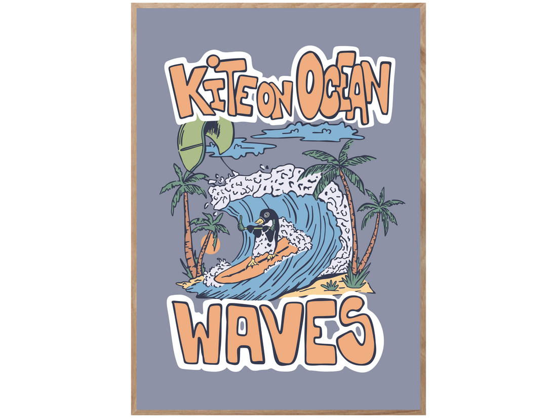 OCEAN WAVES POSTER