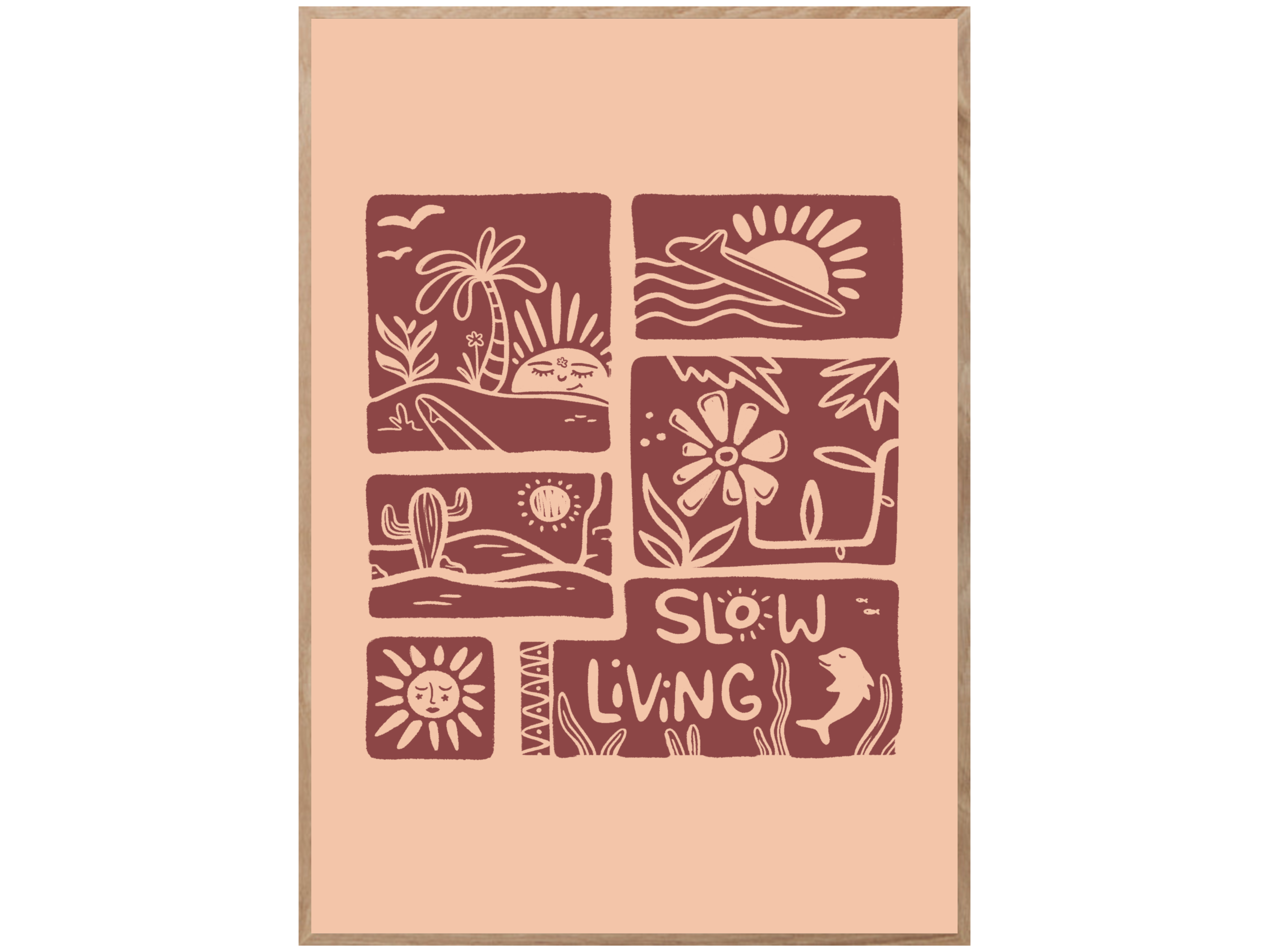 SLOW LIVING POSTER