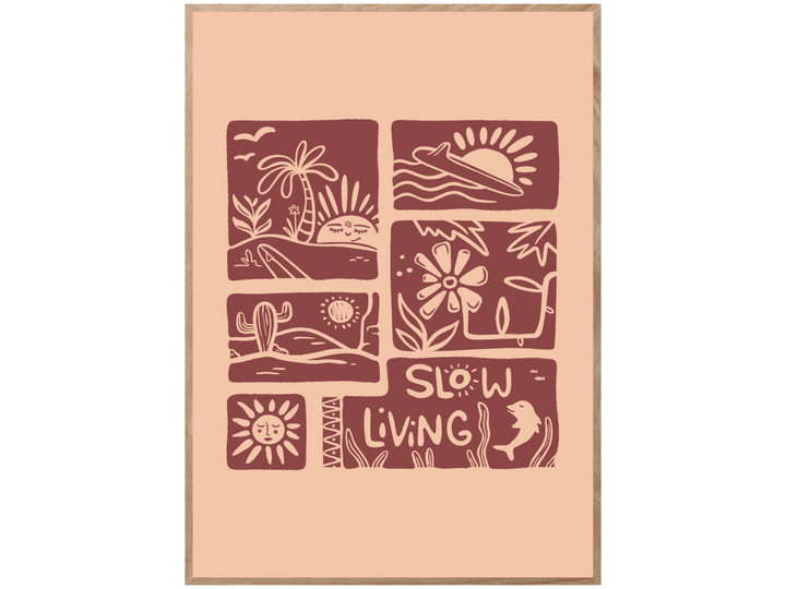 SLOW LIVING POSTER