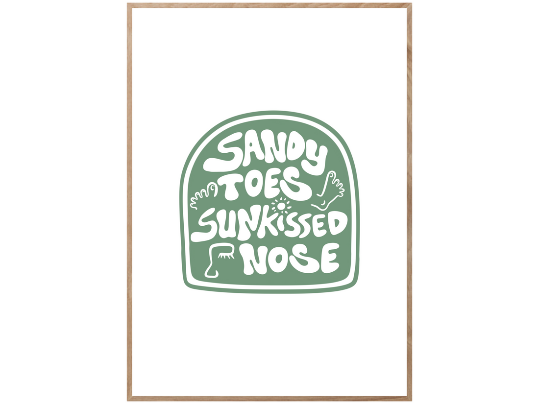 SANDY TOES POSTER