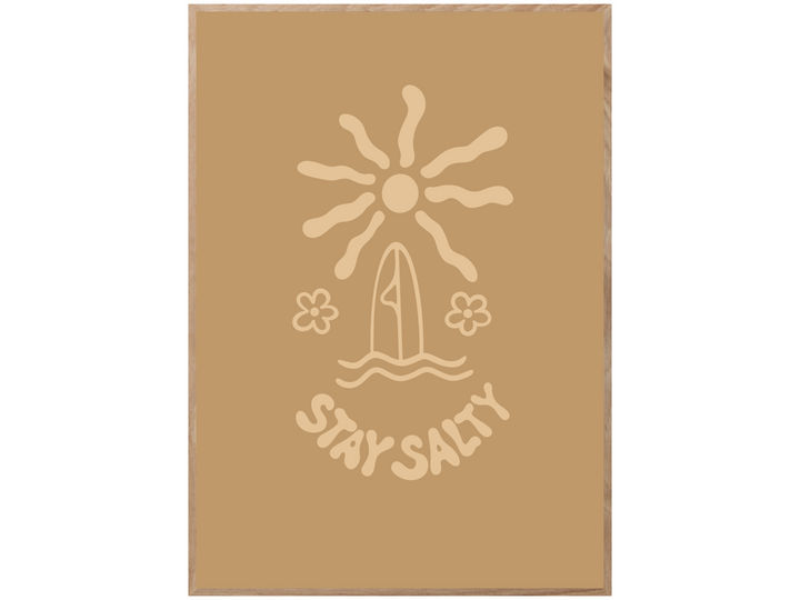 STAY SALTY POSTER