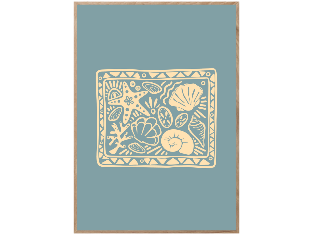 SEASHELL PARTY POSTER