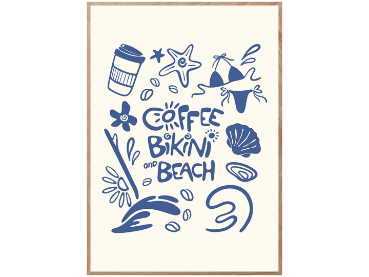 COFFEE BIKINI POSTER