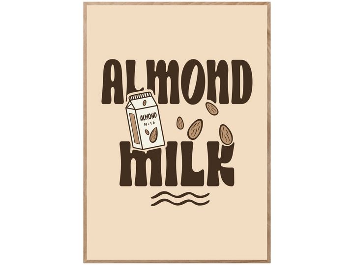 ALMOND MILK POSTER