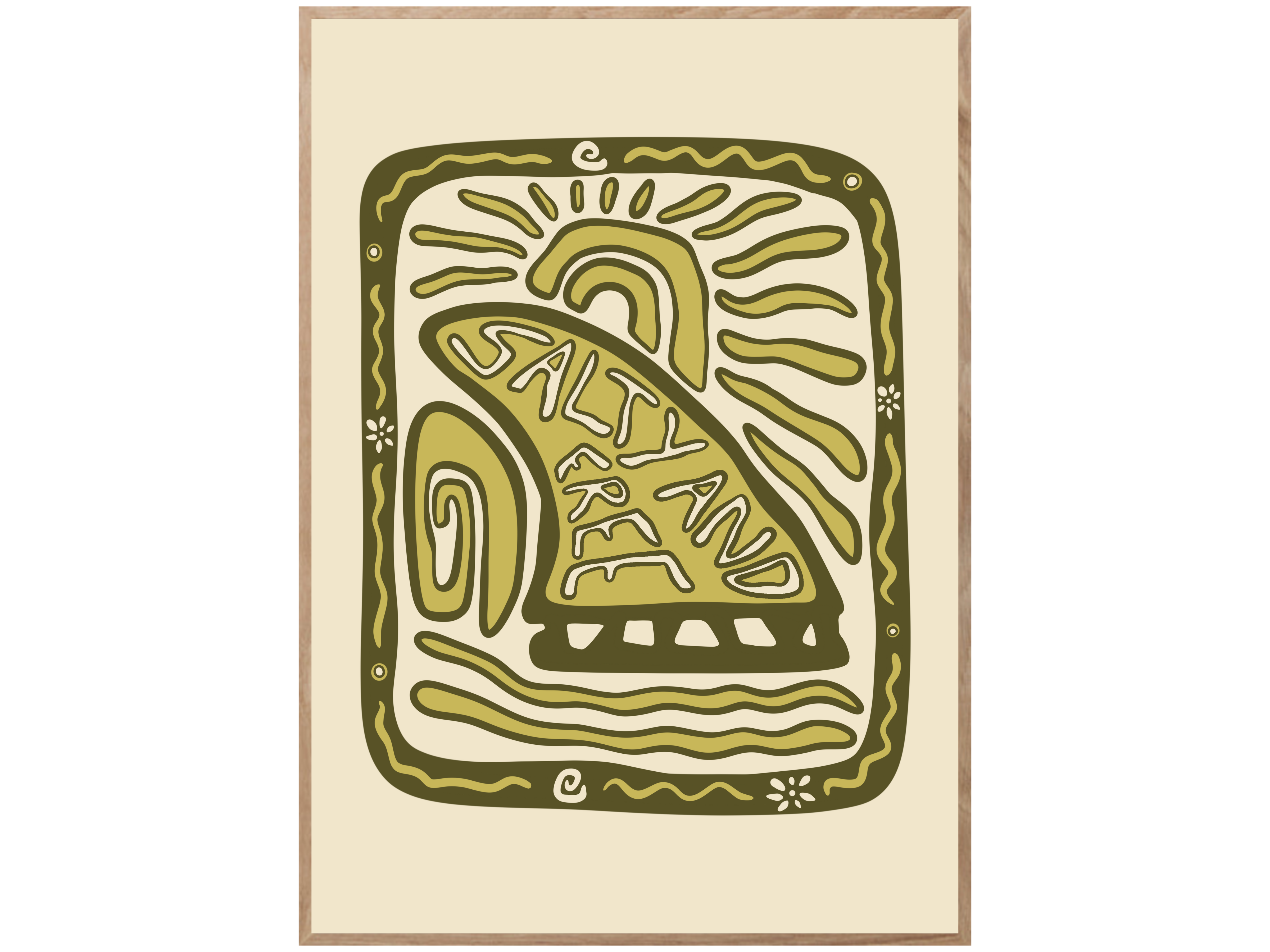 SALTY AND FREE POSTER