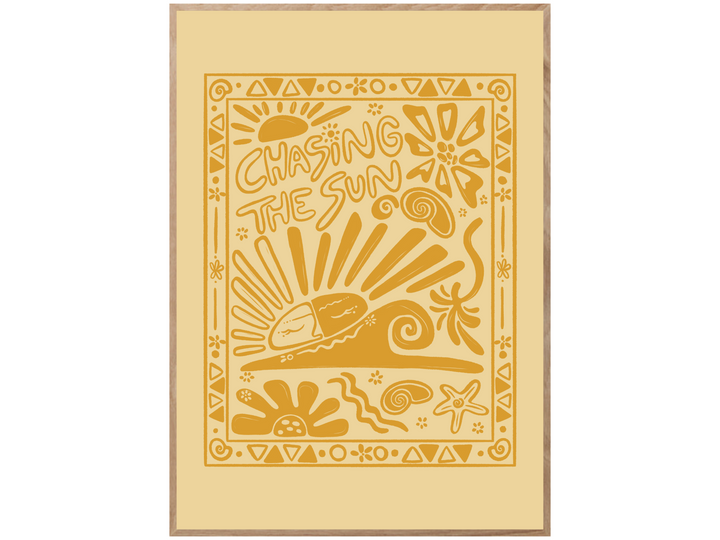 CHASING THE SUN GOLD POSTER