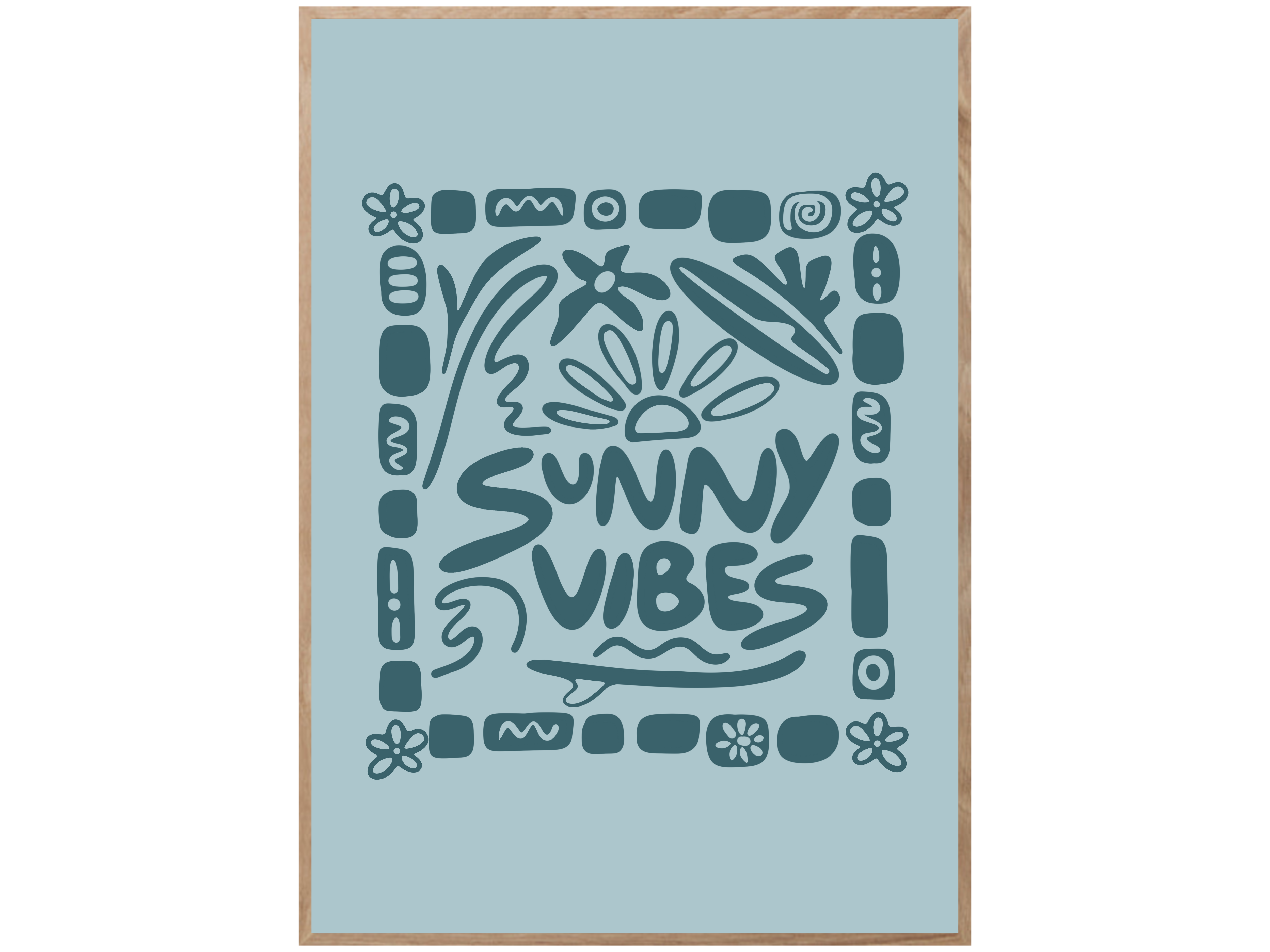 SUNNY VIBES POSTER