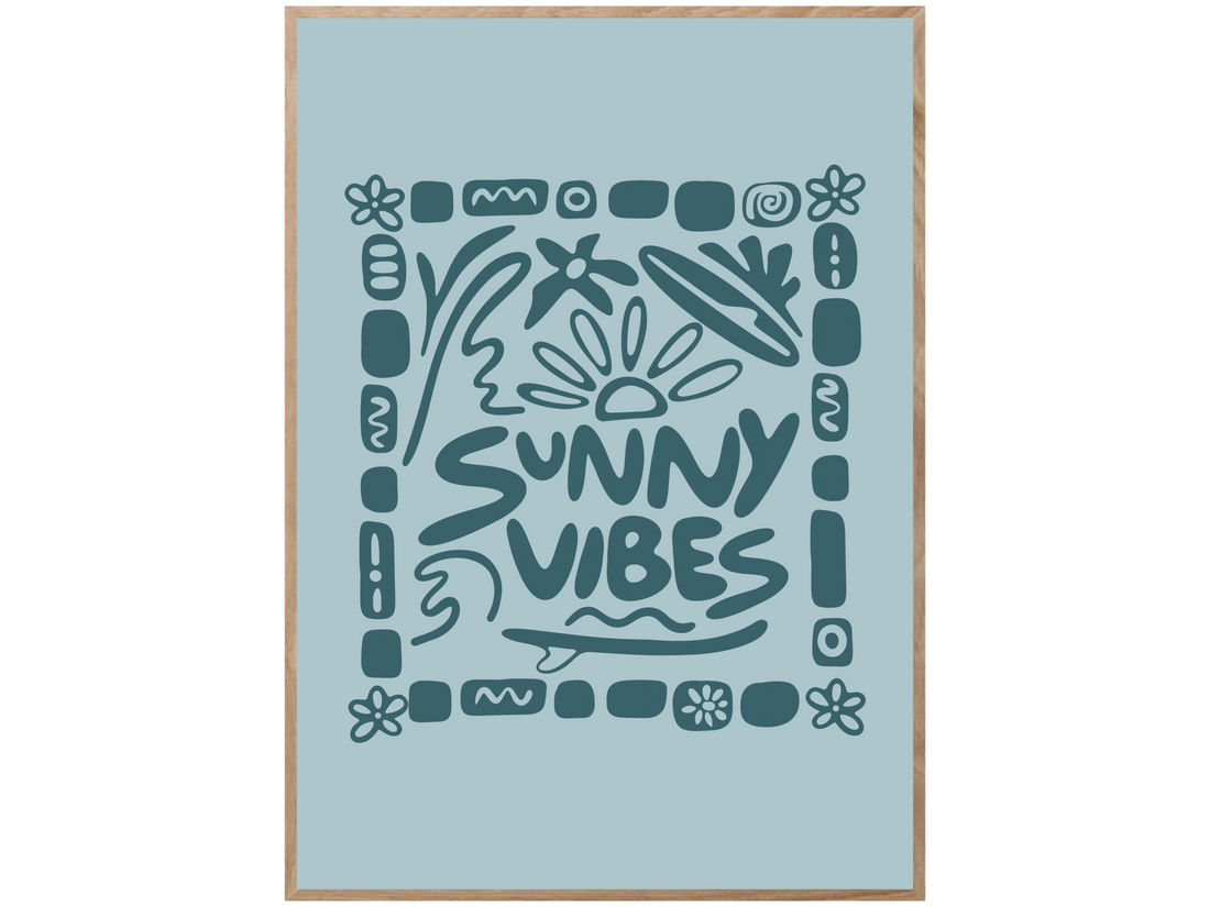 SUNNY VIBES POSTER