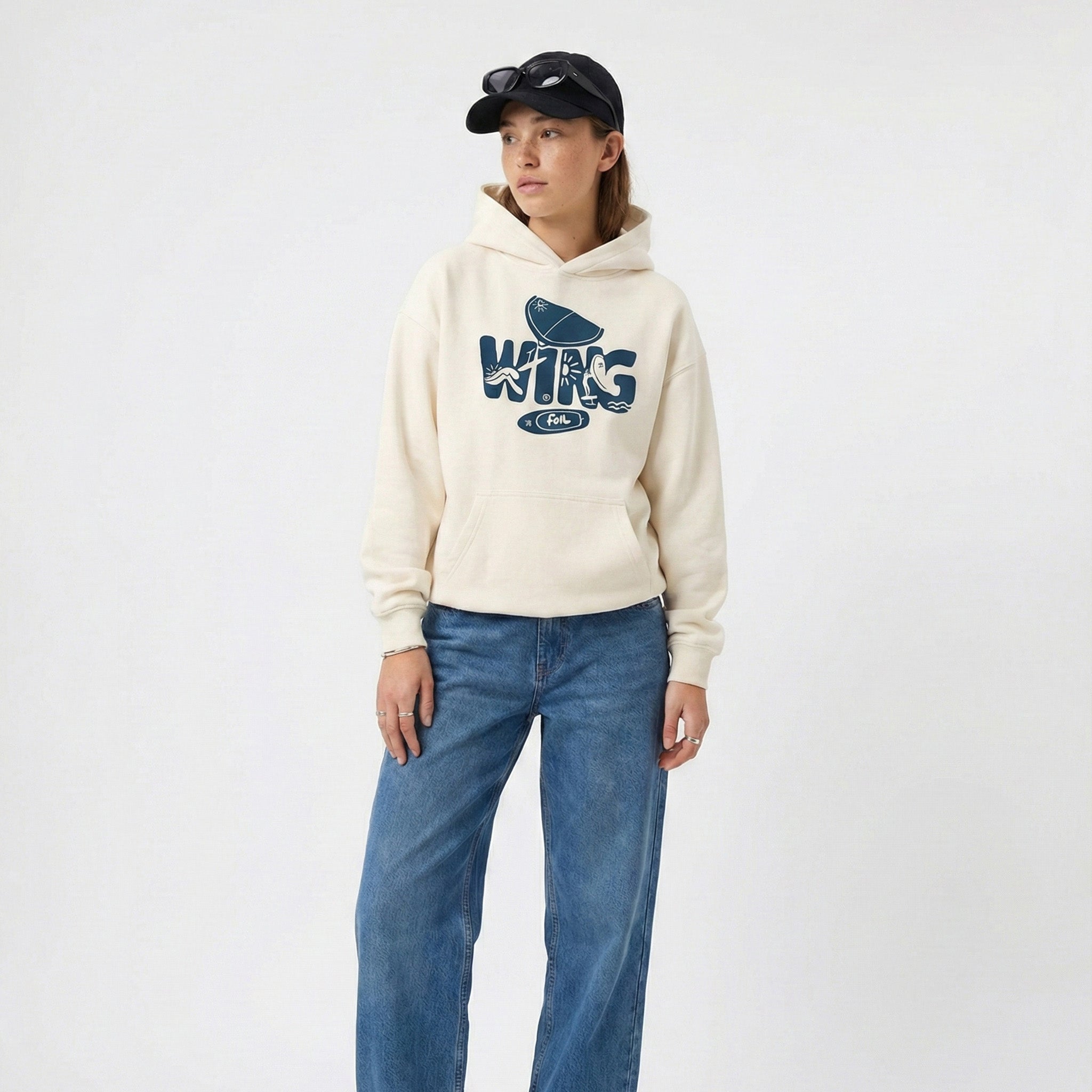 WING PALM HOODIE OVERSIZED